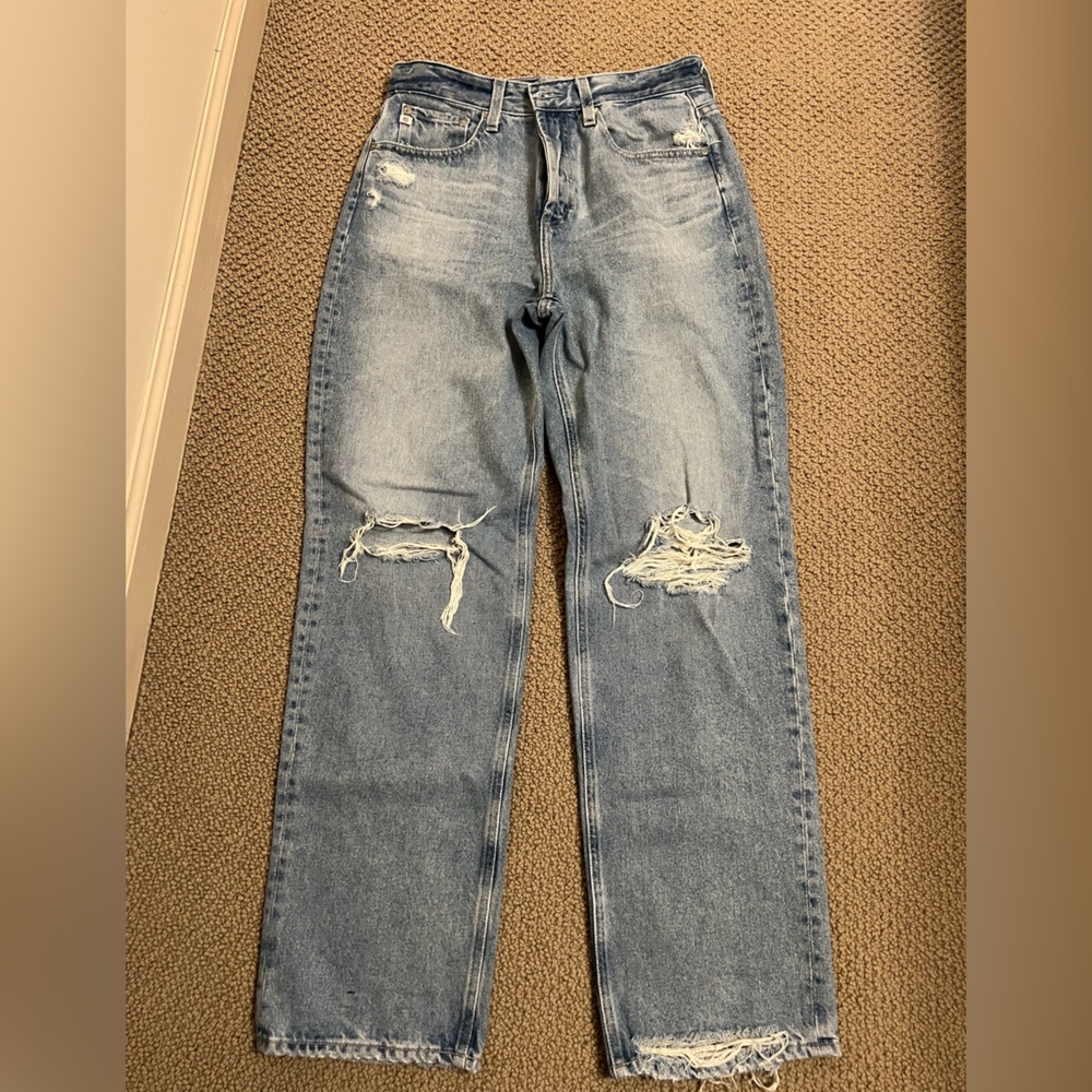 AG Denim Distressed Clove Jean